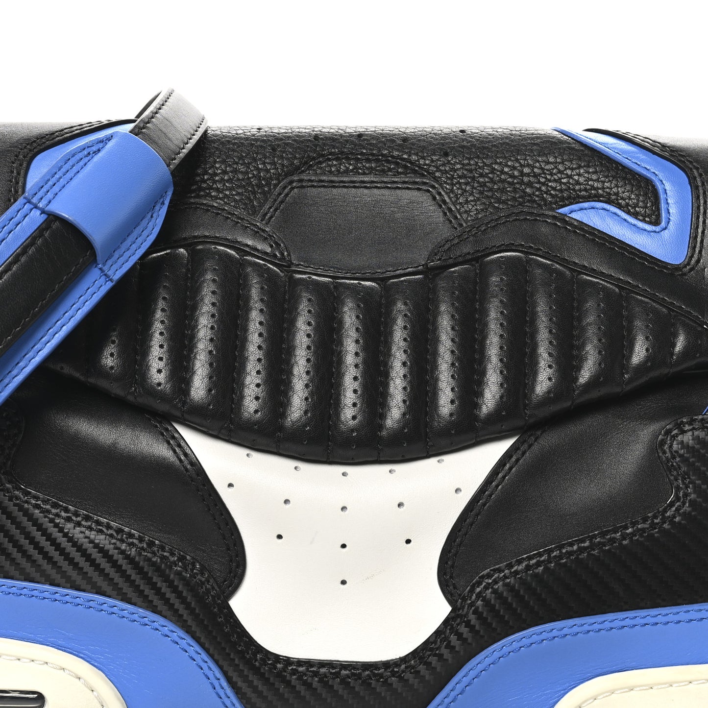 Perforated Calfskin Large Sneaker Sling Black Airforce