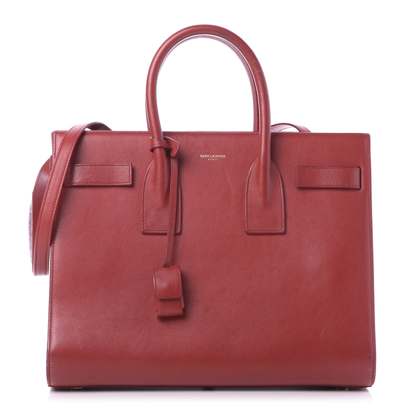 Calfskin Small Sac De Jour Lipstick Red