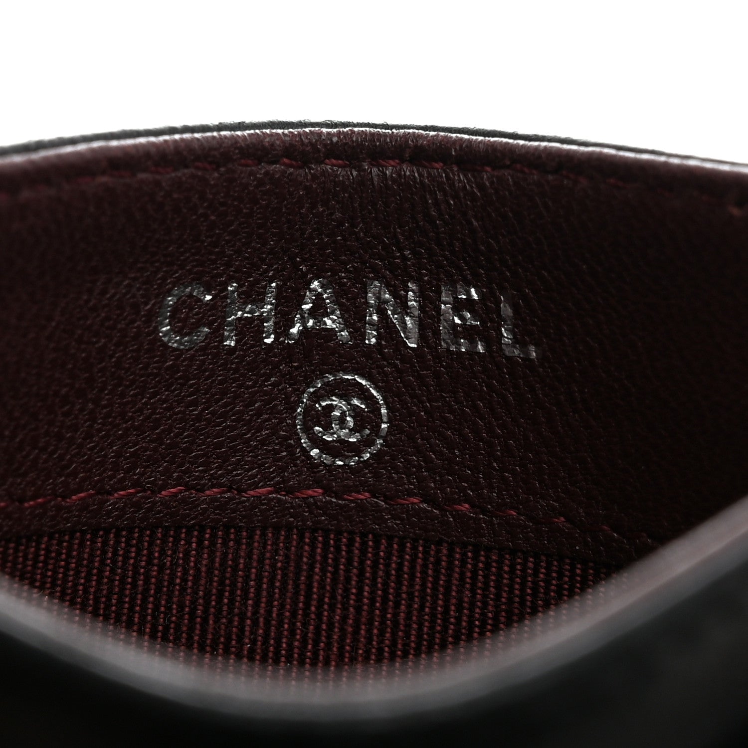 Chanel Lambskin Quilted Card Holder Black 6 of 8