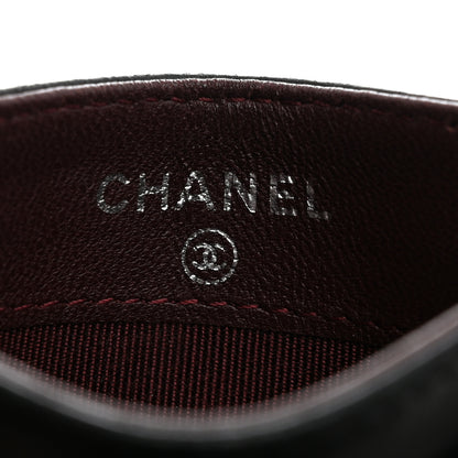 Chanel Lambskin Quilted Card Holder Black 6 of 8