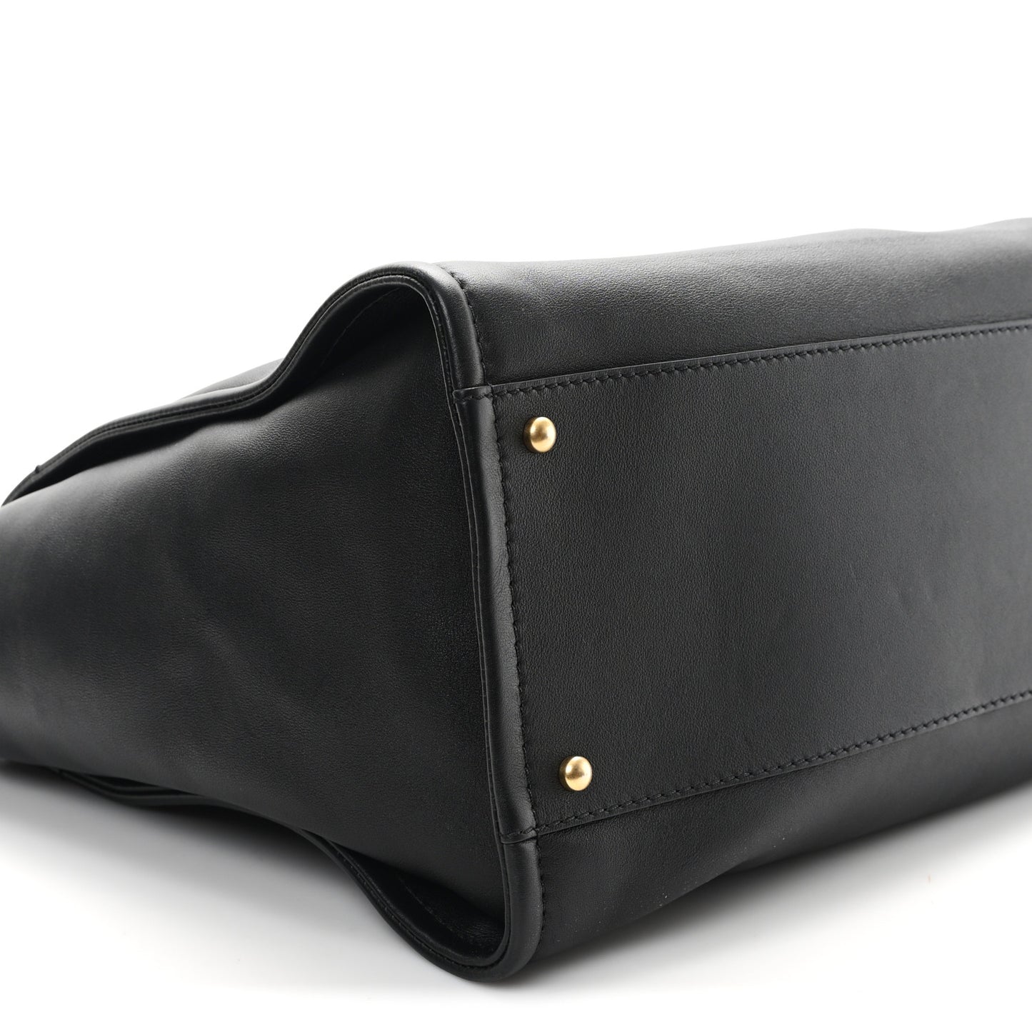 Calfskin Medium Deauville Tote Black Multicolor