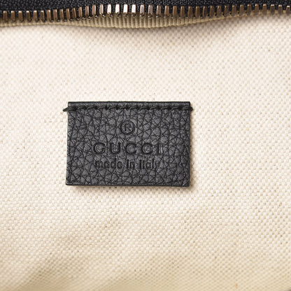 Gucci Grained Calfskin Logo Belt Bag Black 6 of 9