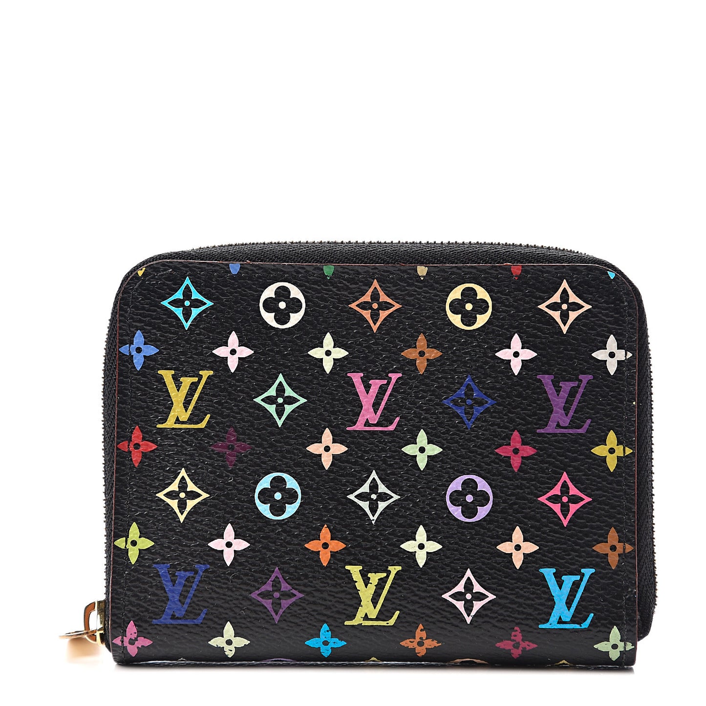 Monogram Multicolor Zippy Coin Purse Black Grenade