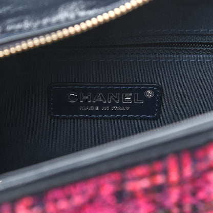 Chanel Tweed Calfskin Small Gabrielle Hobo Dark Navy 8 of 9