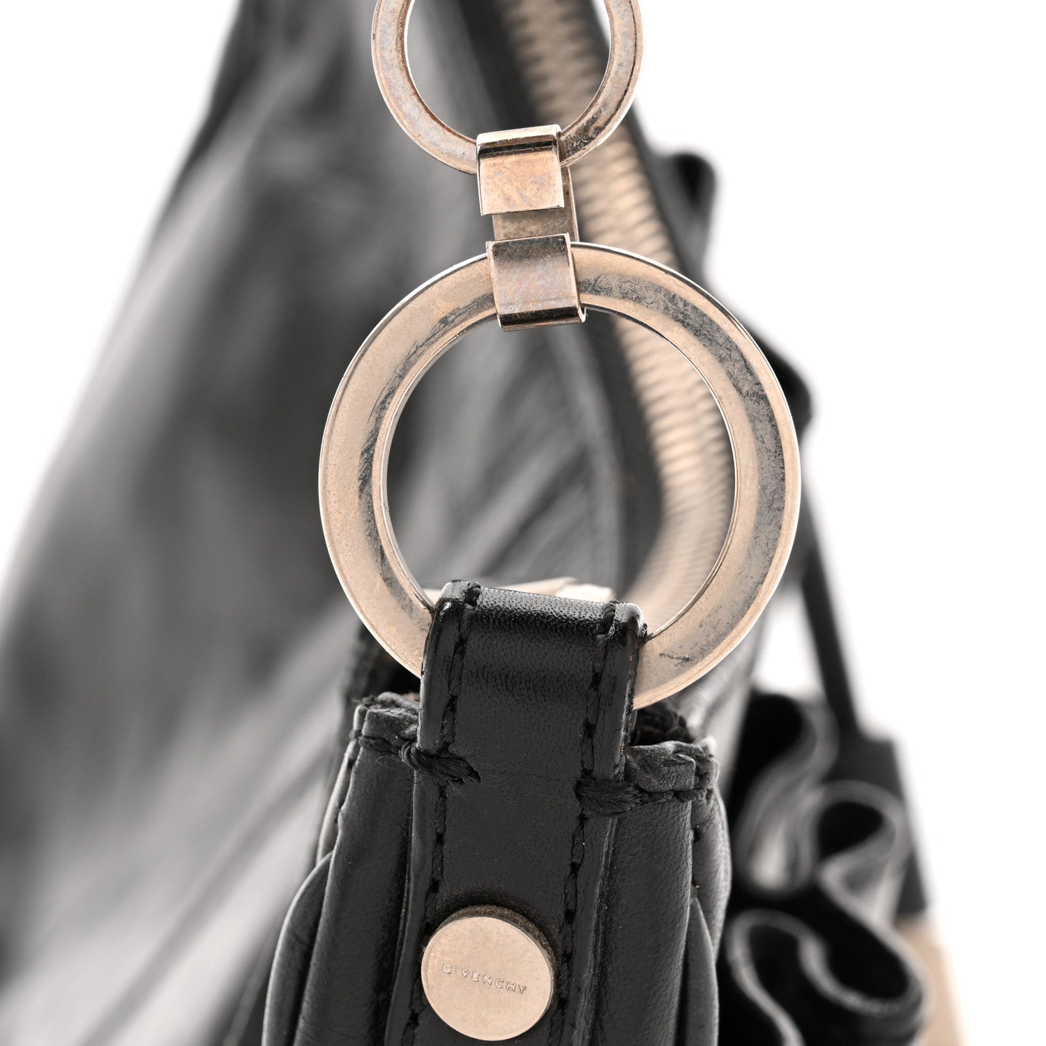 Givenchy Lambskin Tassel Hobo Black 12 of 13