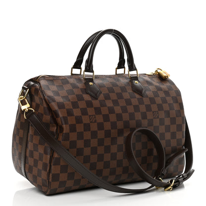 Louis Vuitton Damier Ebene Speedy Bandouliere 35 3 of 11