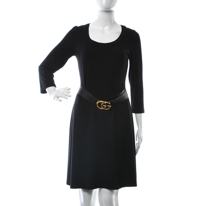 Gucci Calfskin Double G 40mm Belt 75 30 Black 2 of 8