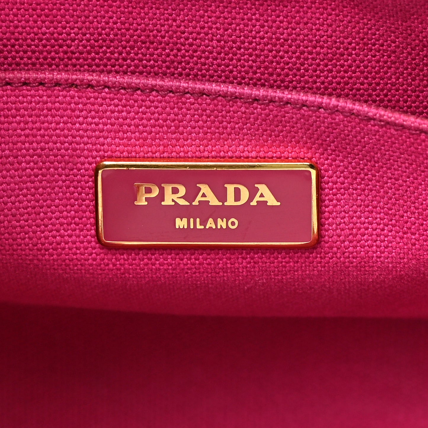 Canapa Small Logo Tote Fuxia