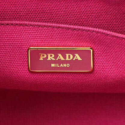 Prada Canapa Small Logo Tote Fuxia 6 of 19
