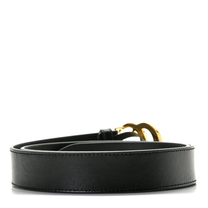 Gucci Plutone Calfskin Double G 30mm Belt 85 34 Black 3 of 5