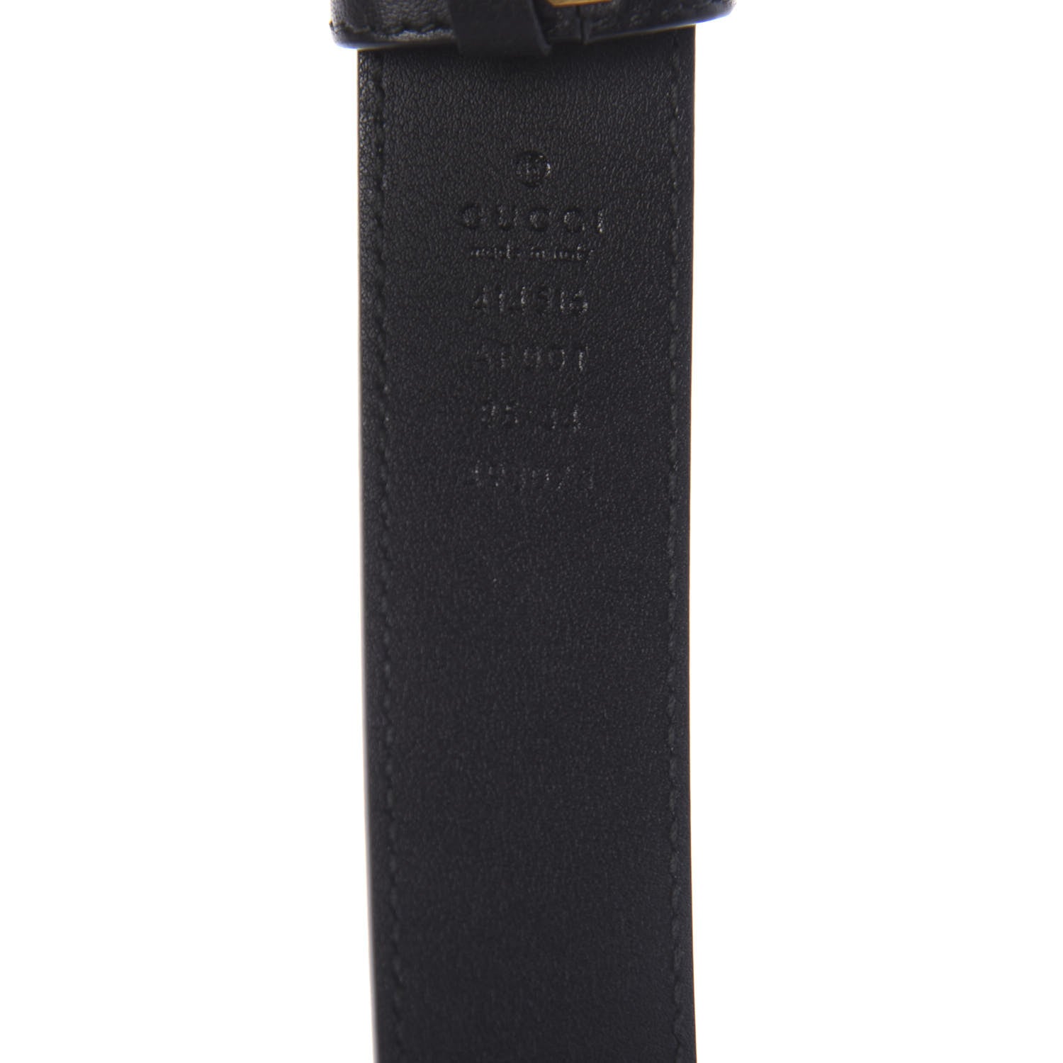 Gucci Calfskin Double G 30mm Belt 85 34 Black 3 of 5
