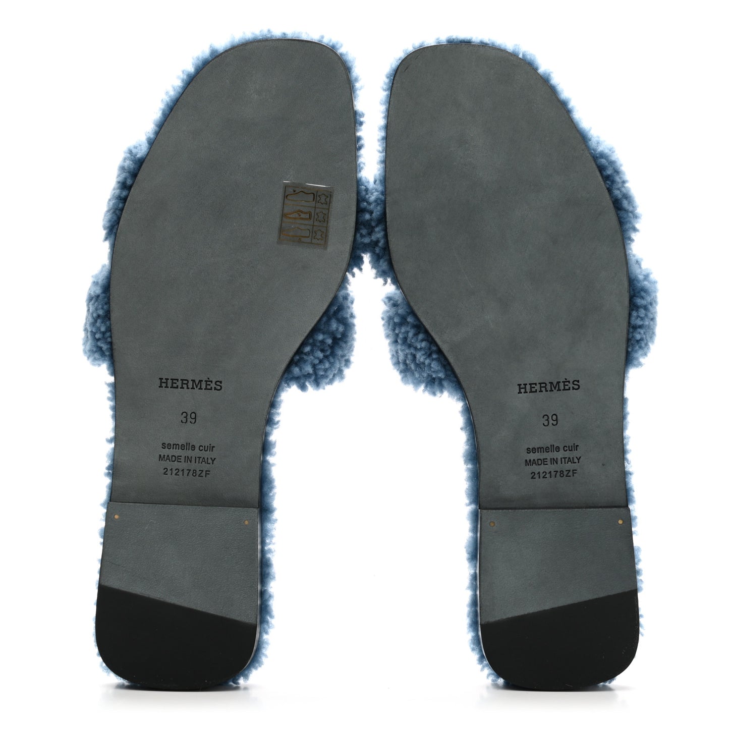 Woolskin Oran Sandals 39 Bleu