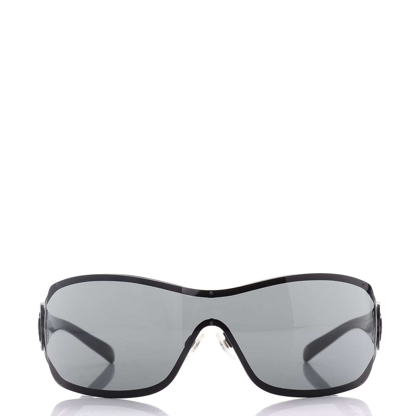 Swarovski Crystal Camellia CC Sunglasses 4164-B Black