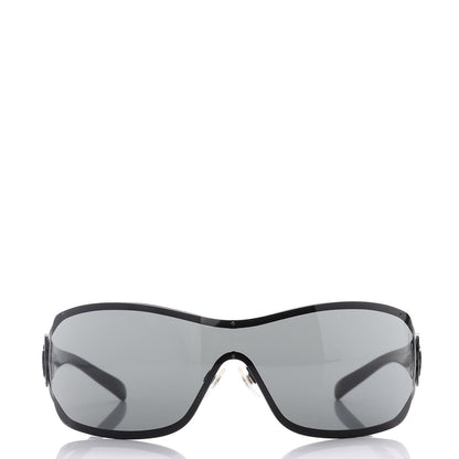 Chanel Swarovski Crystal Camellia CC Sunglasses 4164-B Black 2 of 8
