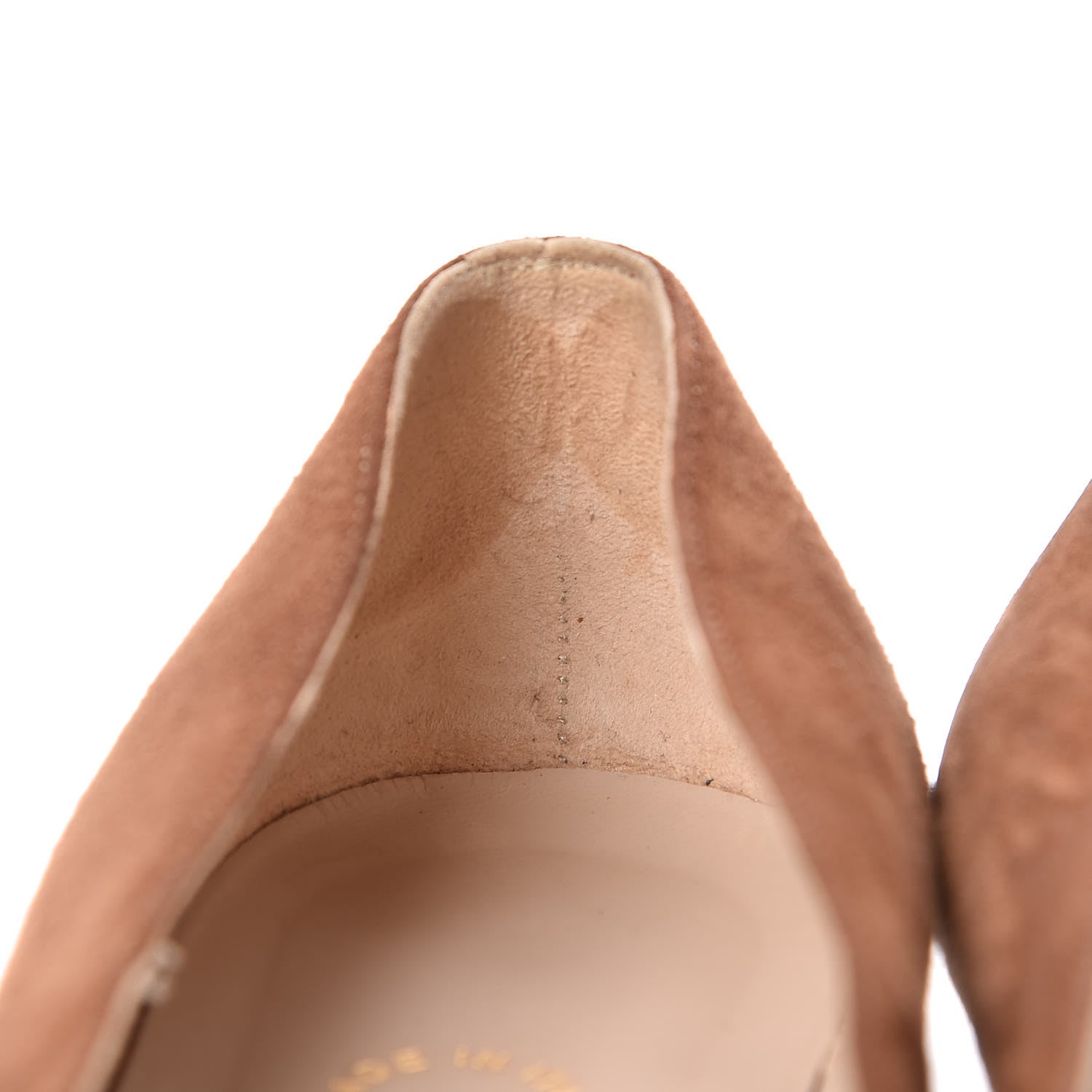 Chanel Suede CC Cap Toe Pumps 35.5 Brown 12 of 13