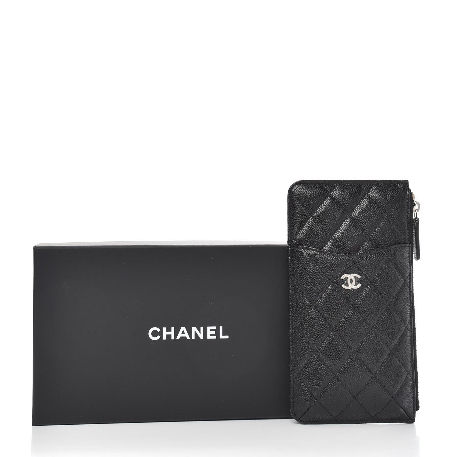 Chanel Caviar Quilted Classic iPhone Pouch Black 8 of 8