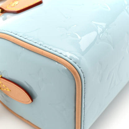 Louis Vuitton Vernis Monogram Nano Speedy Sky 12 of 13