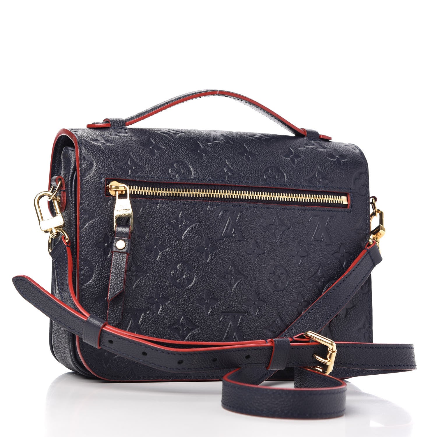 Louis Vuitton Empreinte Pochette Metis Marine Rouge 3 of 10