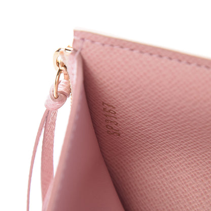 Louis Vuitton Damier Azur Victorine Wallet Rose Ballerine 7 of 10