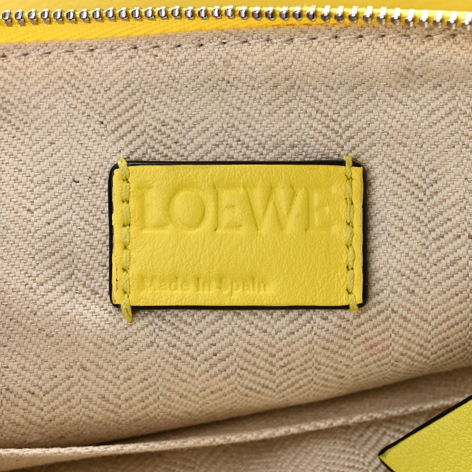 Loewe Calfskin Mini Puzzle Crossbody Bag Yellow 6 of 9