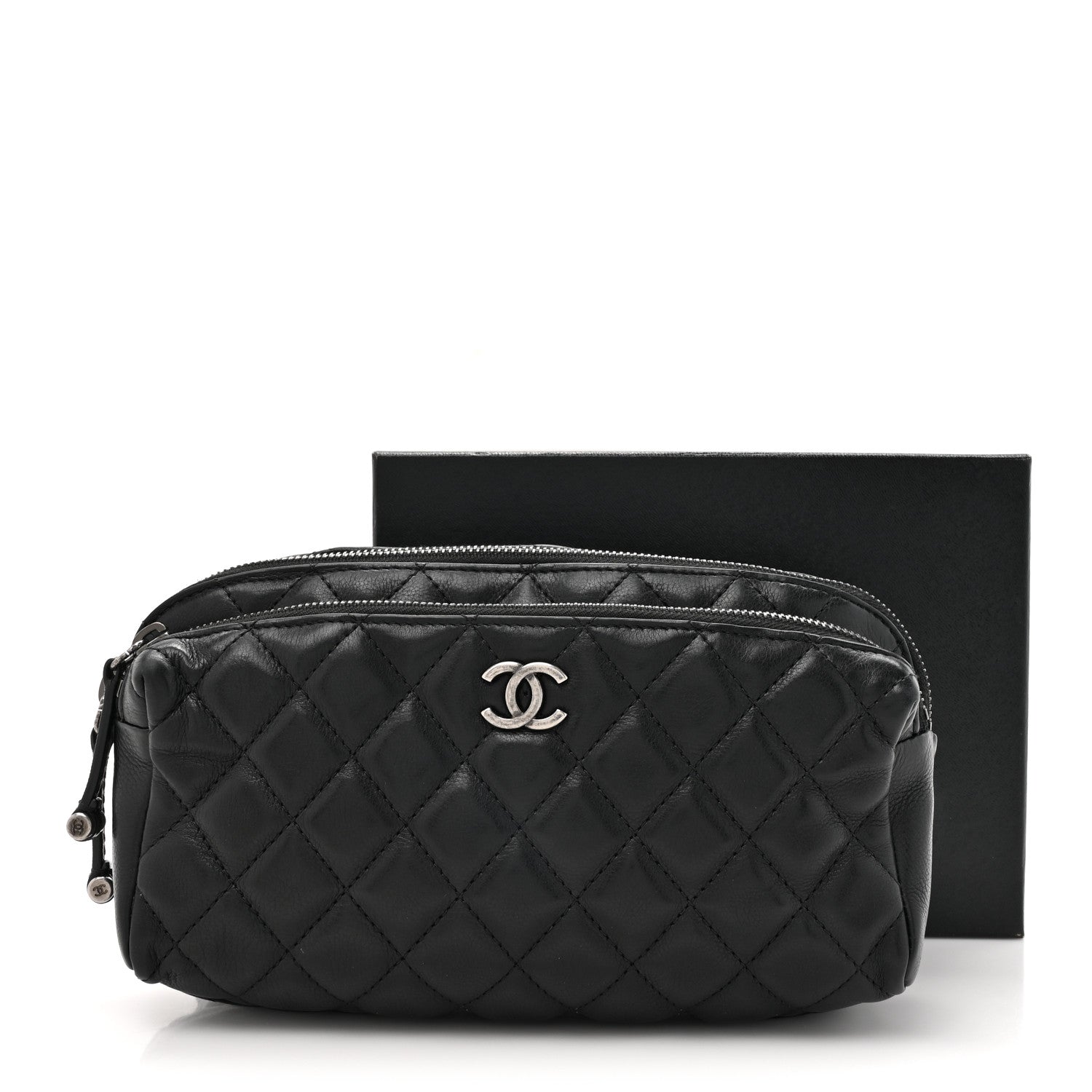 Chanel Calfskin Quilted Waist Bag Black 14 of 14
