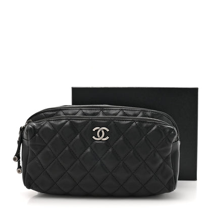 Chanel Calfskin Quilted Waist Bag Black 14 of 14