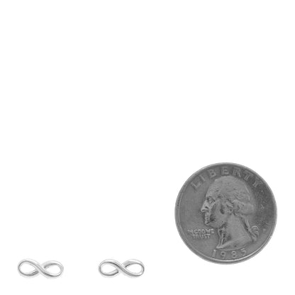 Tiffany Sterling Silver Infinity Earrings 2 of 5
