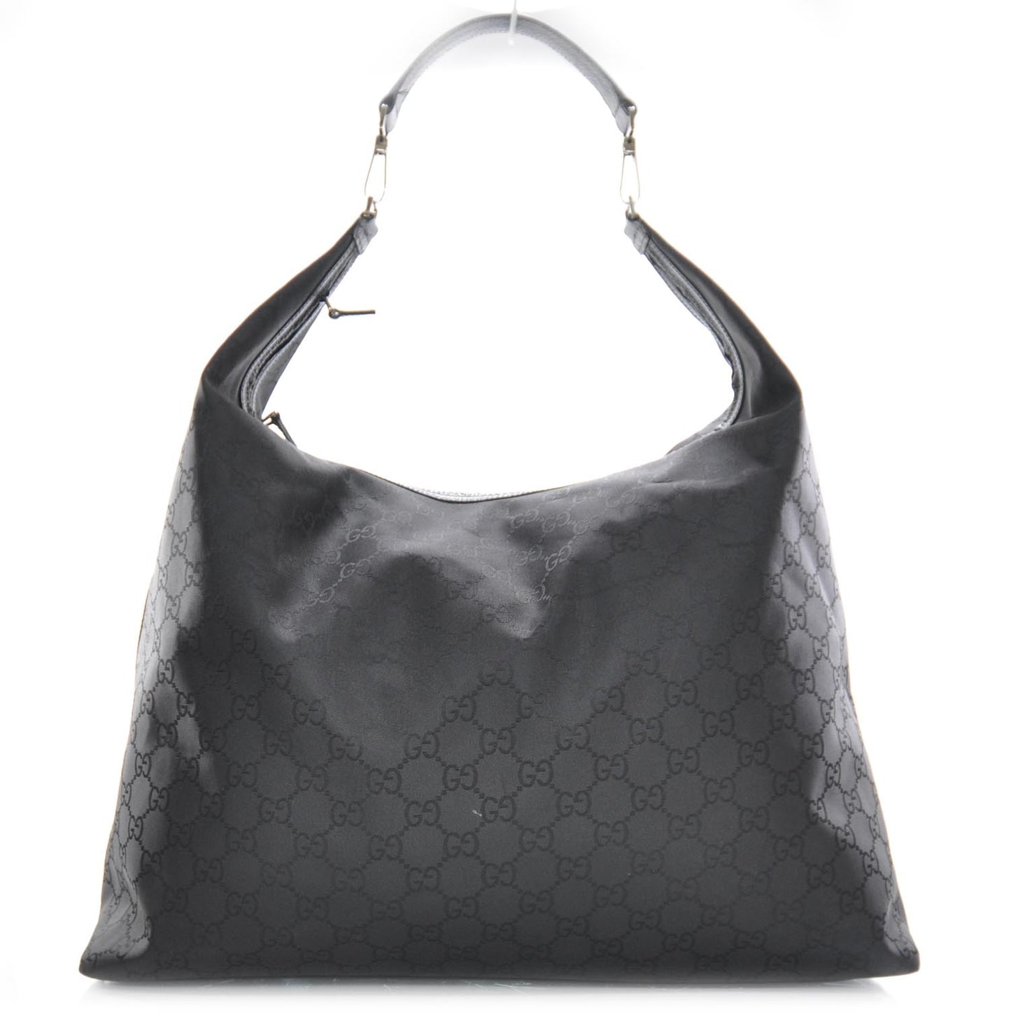 Nylon Monogram Large Hobo Black