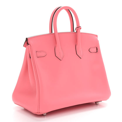 Hermes Swift Birkin 25 Rose Azalee 3 of 11