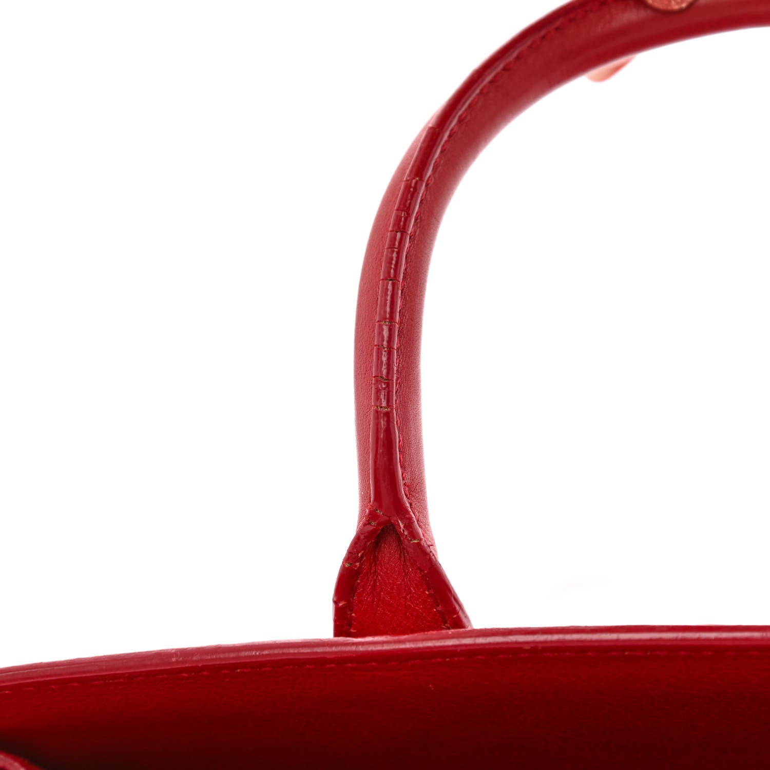 Saint Laurent Calfskin Nano Sac De Jour Lipstick Red 13 of 16