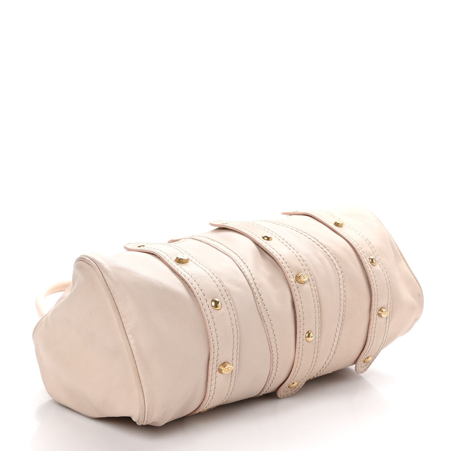 Lambskin VLogo Satchel Light Pink