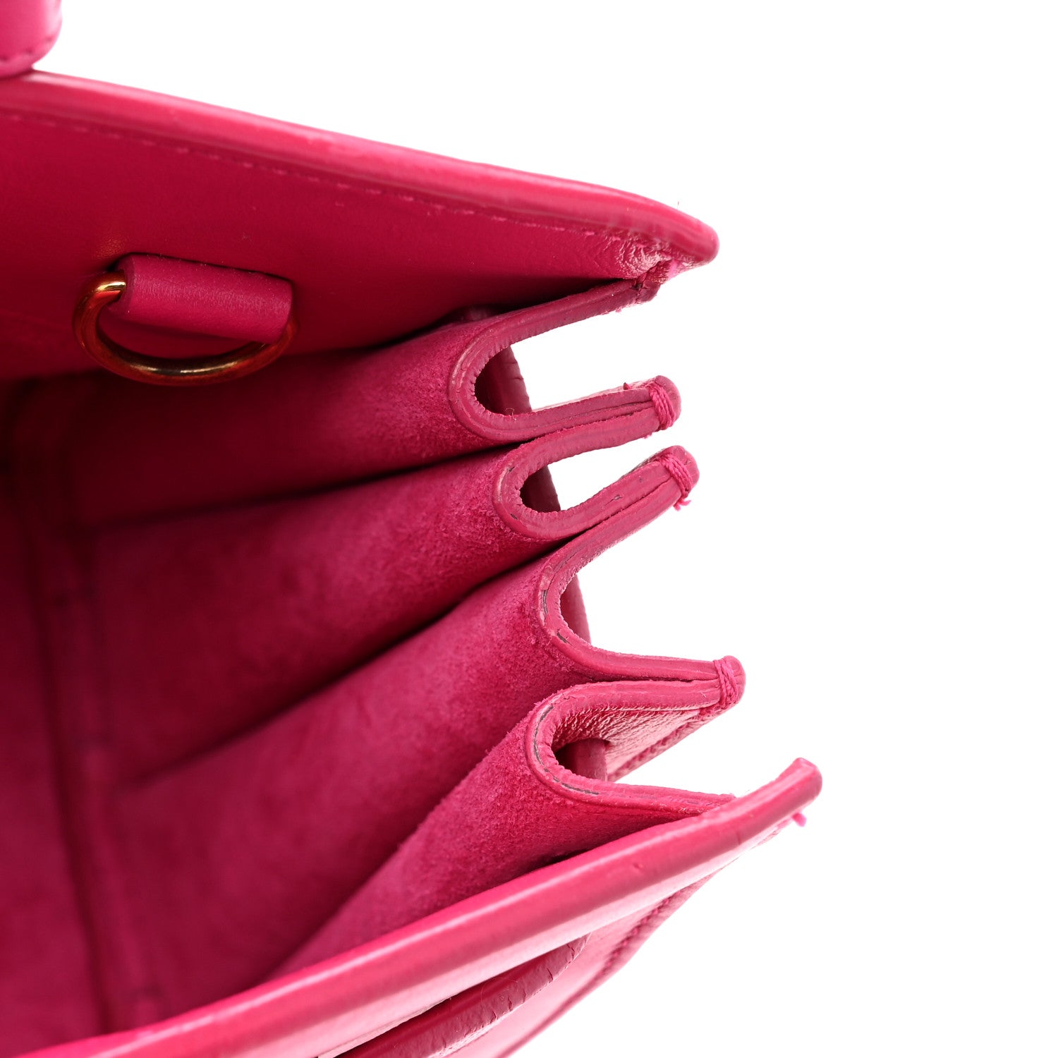 Saint Laurent Calfskin Nano Sac De Jour Fluo Pink 12 of 22