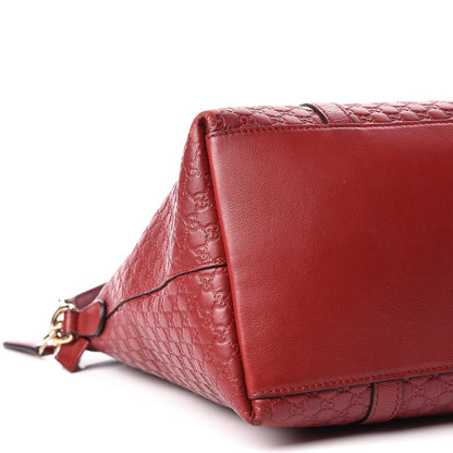 Gucci Soft Microguccissima Dome Satchel Red 13 of 19