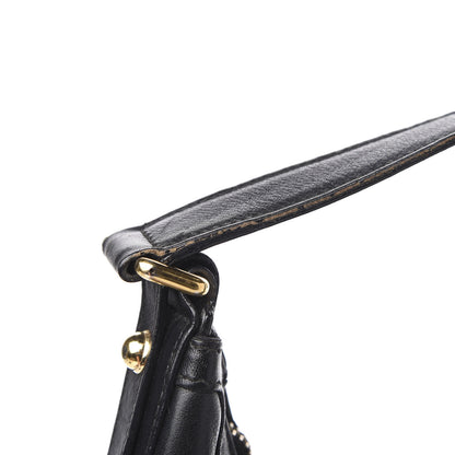 Gucci Calfskin Horsebit Chain Hobo Black 10 of 13