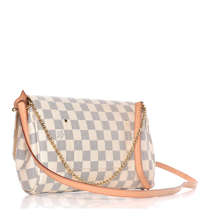 Louis Vuitton Damier Azur Favorite MM 3 of 12