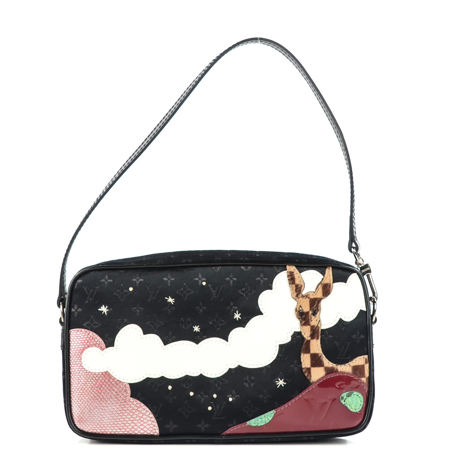 Louis Vuitton Satin Mini Monogram Conte De Fees Pochette Black 1 of 7