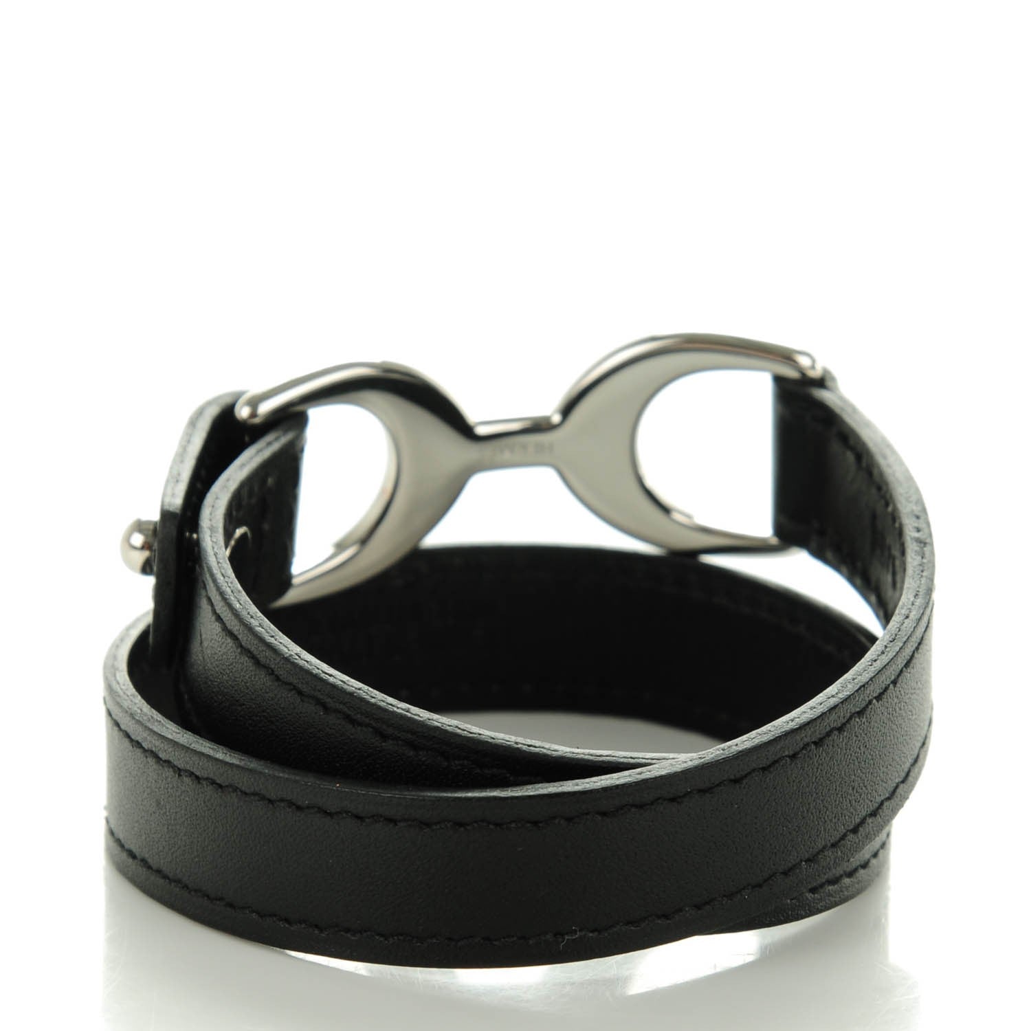 Hermes Chamonix Baby Pavane Double Tour Bracelet S Black 3 of 8