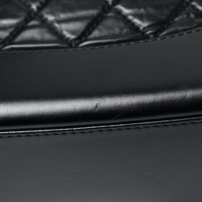 Chanel Aged Calfskin Quilted Gabrielle Backpack Black 14 of 21
