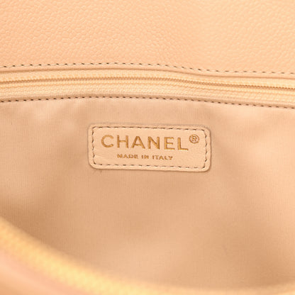 Chanel Caviar Quilted Grand Shopping Tote GST Beige 6 of 11