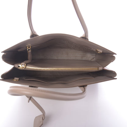 Prada Saffiano City Calfskin Large Bibliothèque Top Handle Cammeo 6 of 10
