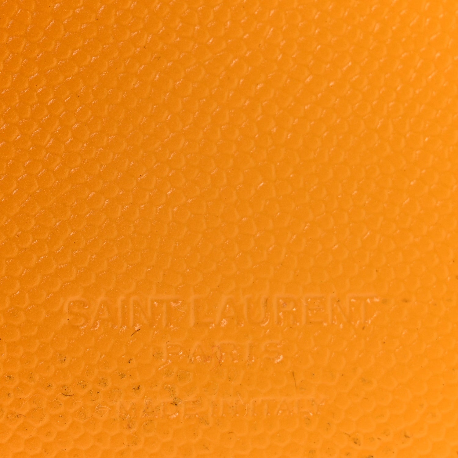 Saint Laurent Grain De Poudre Credit Card Wallet Senape Yellow 6 of 7
