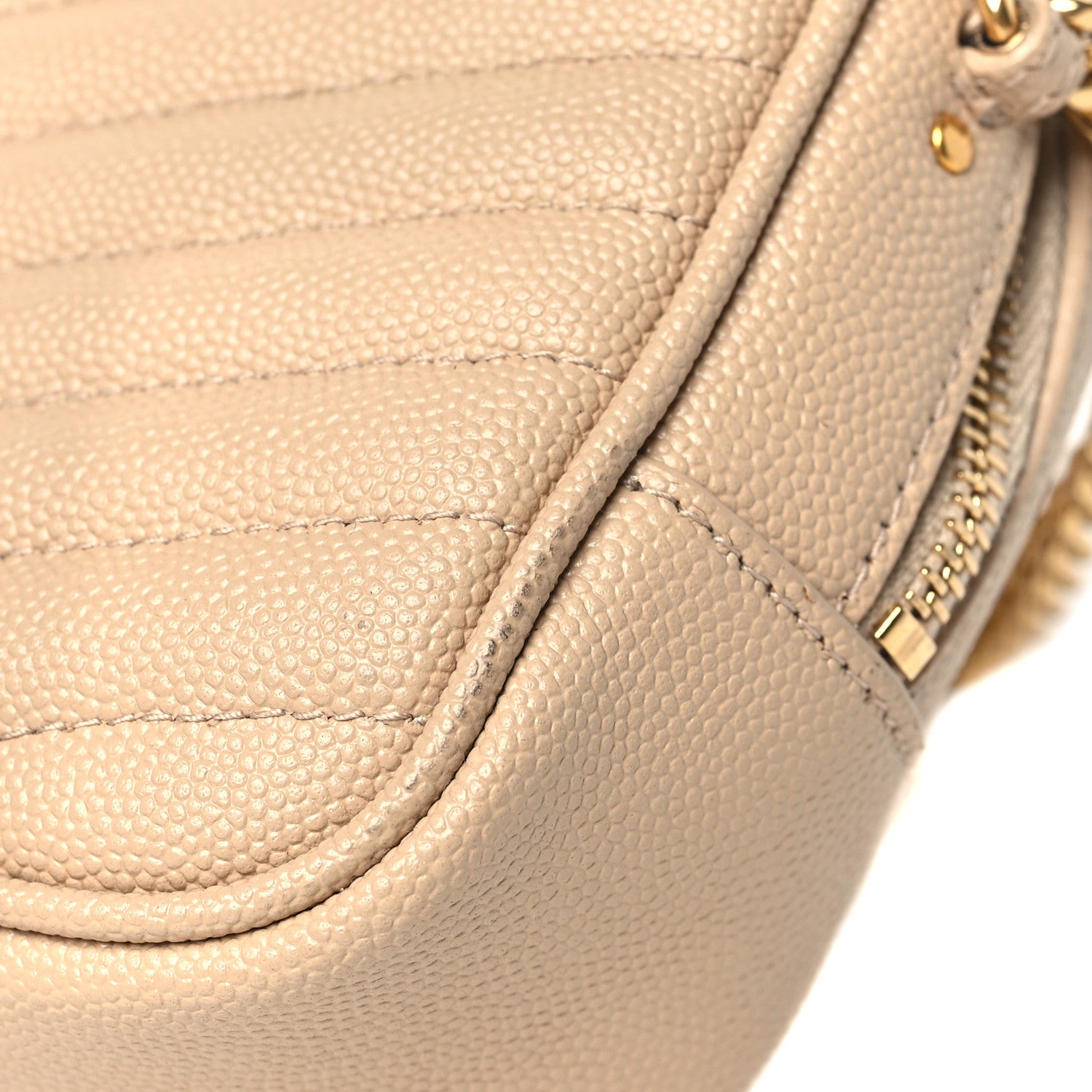 Saint Laurent Grain De Poudre Matelasse Monogram Mini Lou Camera Bag New Powder 11 of 12