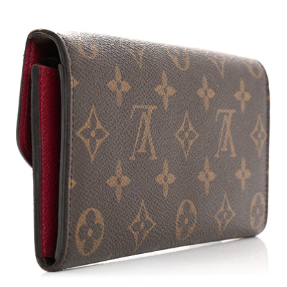 Louis Vuitton Monogram Emilie Wallet Fuchsia 3 of 16