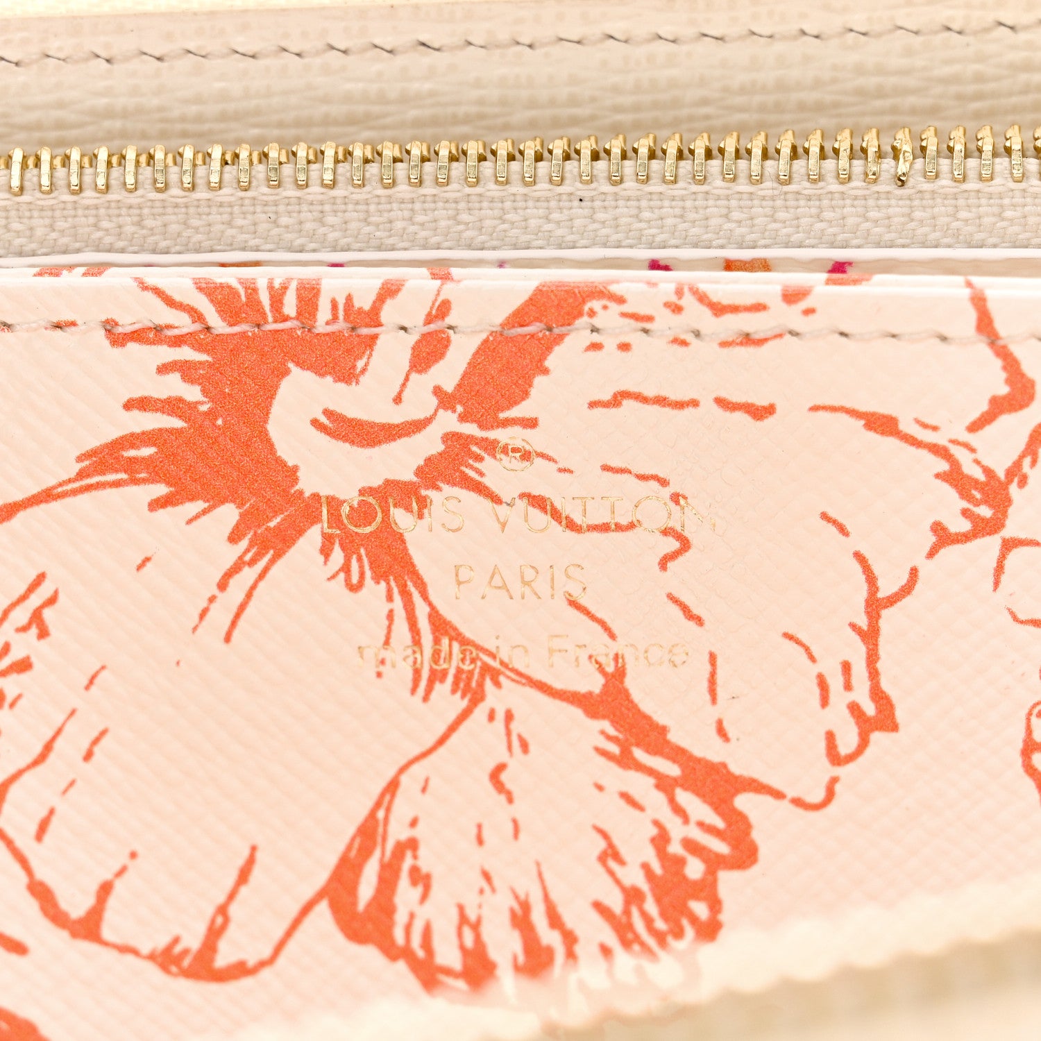 Louis Vuitton Monogram By The Pool Zippy Wallet Coral 6 of 7