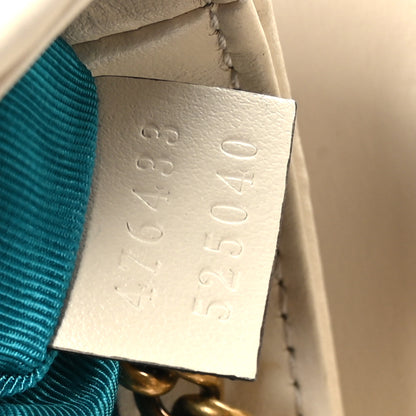 Gucci Tweed Calfskin Spicy Check Super Mini GG Marmont Shoulder Bag Pink Multicolor Mystic White 7 of 9