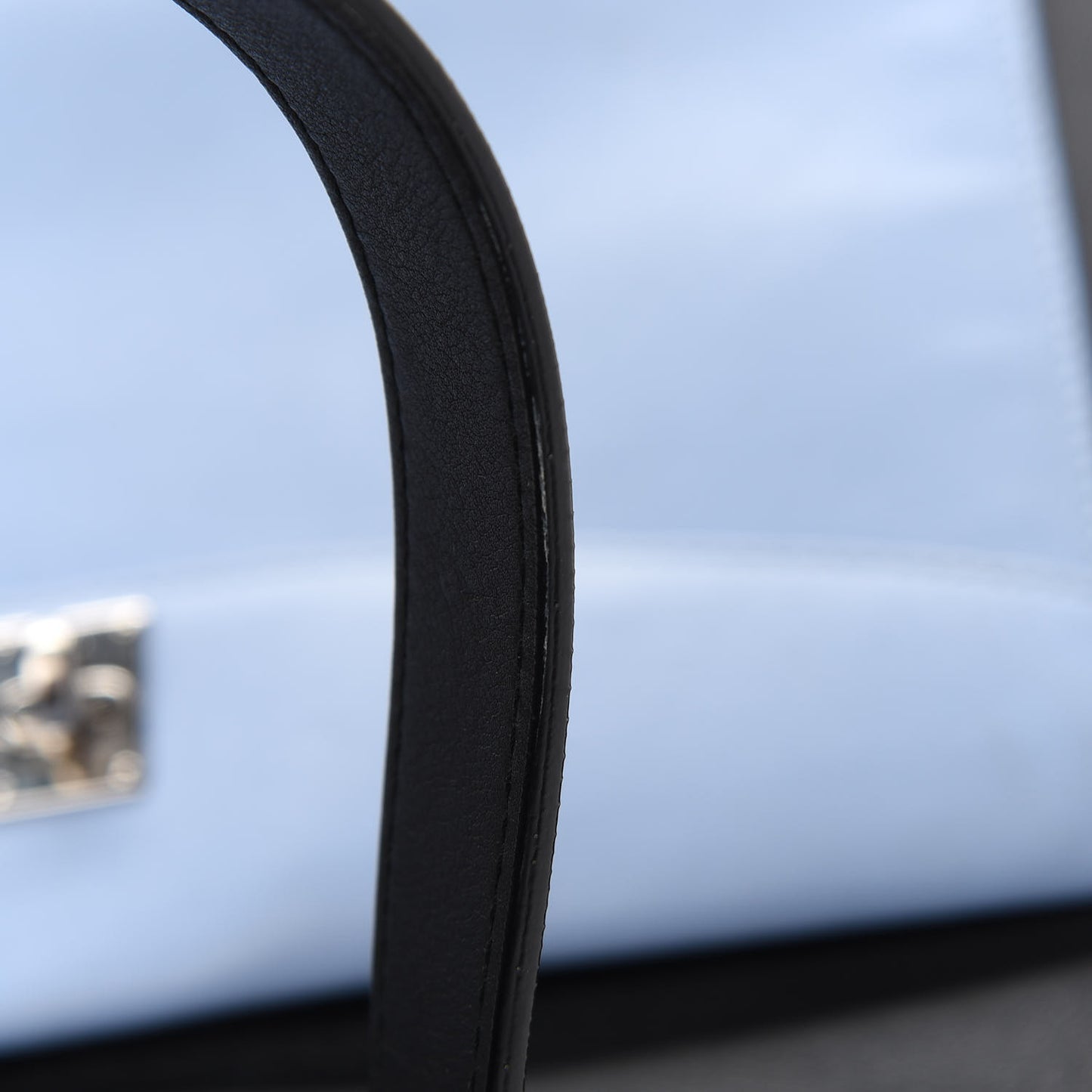 Smooth Calfskin Tri-Color Diorissimo Pocket Tote Black Blue Red