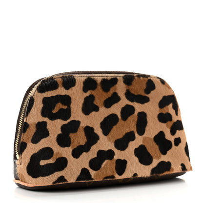 Louis Vuitton Monogram Azzedine Alaia Leopard Print Pony Hair Cosmetic Pouch 5 of 6