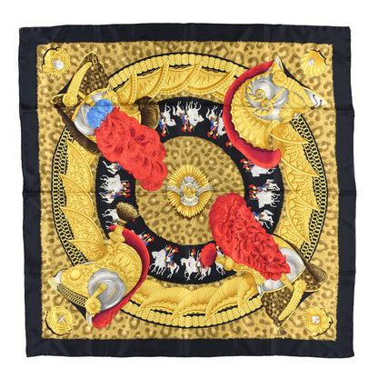 Hermes Silk Casques Et Plumets Scarf 90 1 of 14