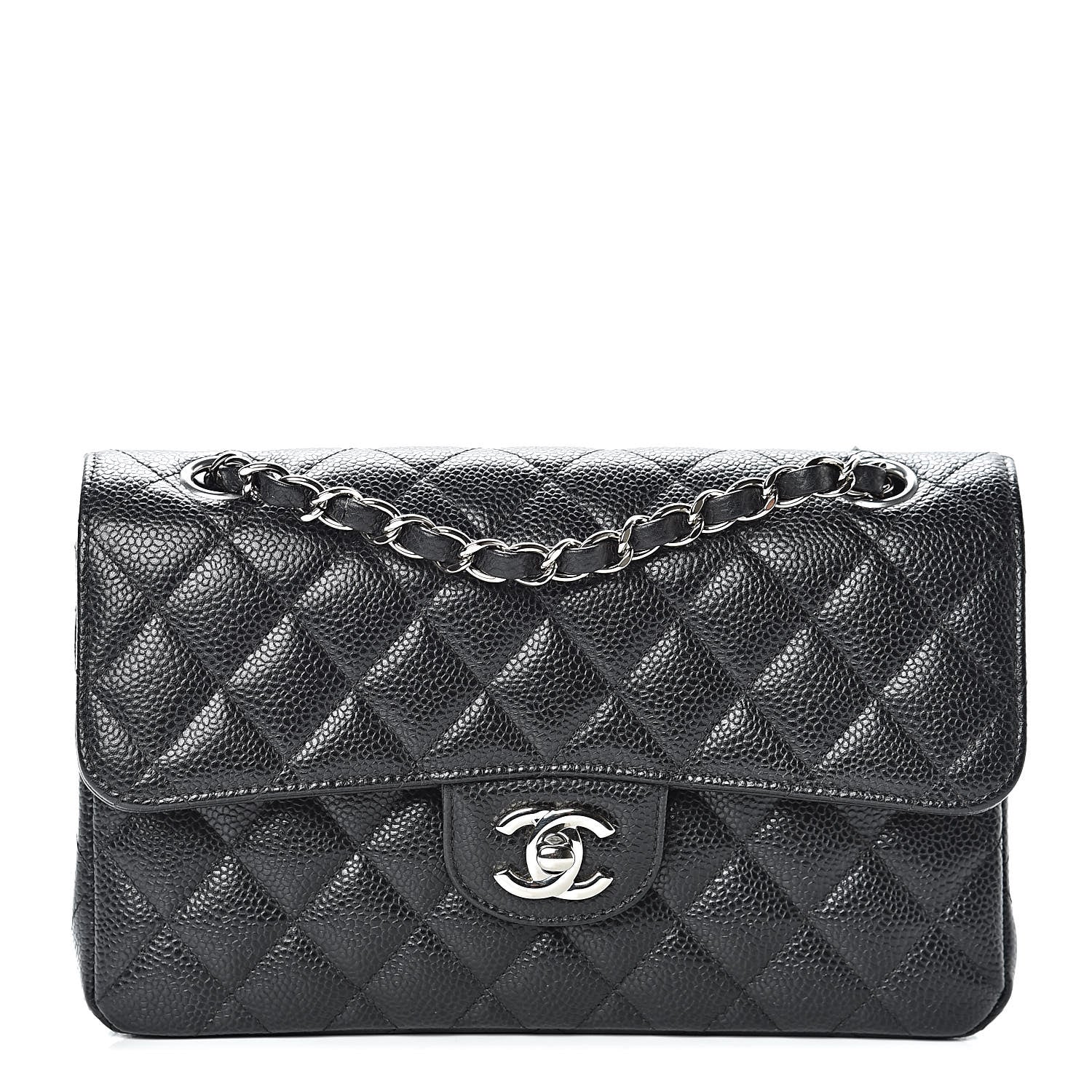 Chanel Caviar Quilted Small Double Flap Black 1 of 13