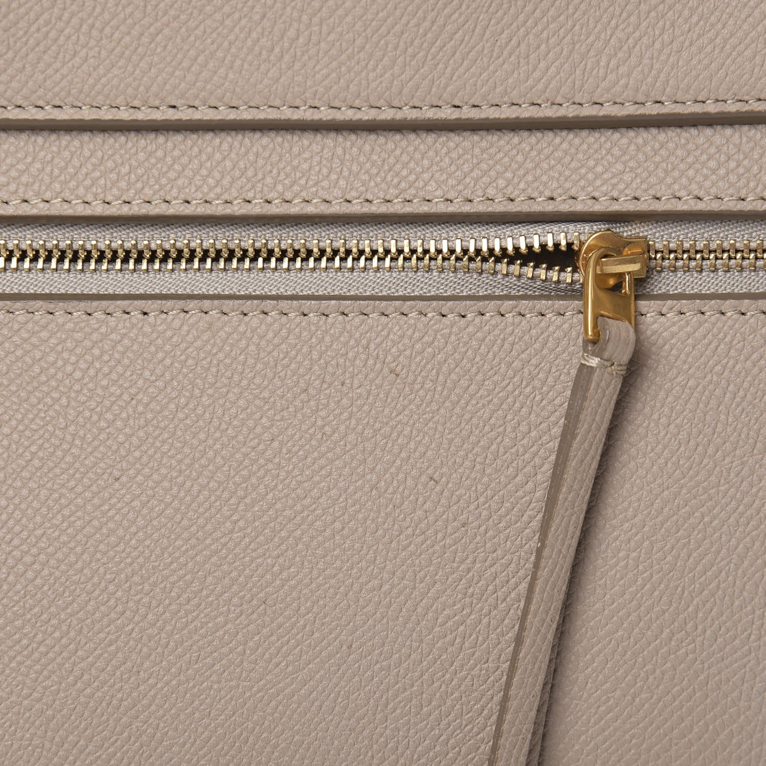 Celine Grained Calfskin Mini Belt Bag Light Taupe 12 of 12